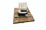 Ram LH frame mounted cab access steps and diamond plate tool box OEM - Second Truck Parts