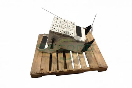 Ram LH frame mounted cab access steps and diamond plate tool box OEM - Second Truck Parts