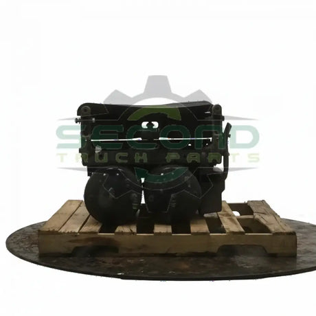Under LH cab steel battery box with composite lid OEM - Second Truck Parts