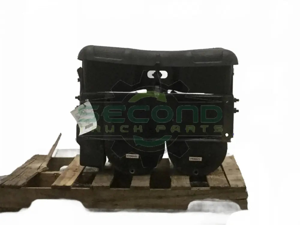 Under LH cab steel battery box with composite lid OEM - Second Truck Parts