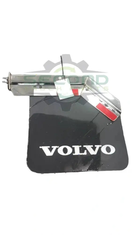 Volvo RH Stainless steel angled mudflap bracket with mud flap OEM - Second Truck Parts